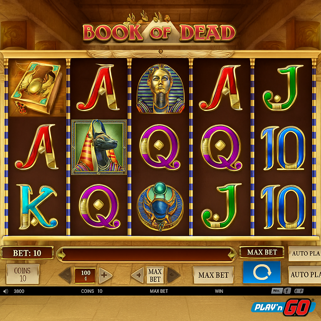 FezBet - Book of Dead Slot Game - Play'n GO