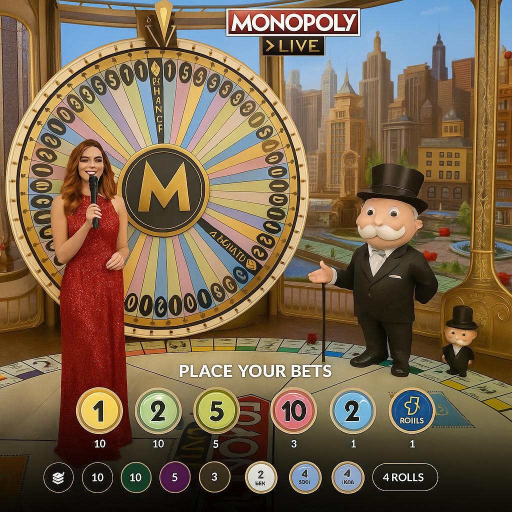 FezBet - Monopoly Live Slot Game - Evolution Gaming